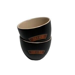 Baileys Irish Cream Yours and Mine Cups set of 2 Mugs Bowls